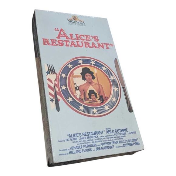 Alices Restaurant VHS 1988 Arlo Guthrie, Pat Quinn Sealed With Watermarks - Picture 1 of 4